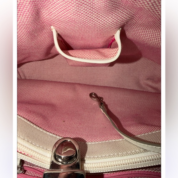 Dooney & Bourke double handle Off white monogram pattern shoulder strap NWOT - Picture 4 of 4